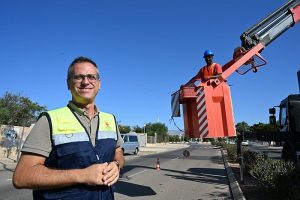 renovación del alumbrado del Paseo de El Toyooooo