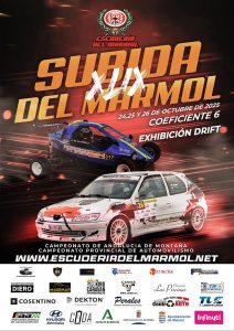 Cartel XLIX Subida del Mármol- Rally Macael