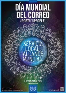 Cartel del Dia Mundial del Correo
