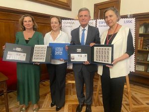 Correos aniversario Presentación del sello dedicado al Instituto Geologico Minero_1