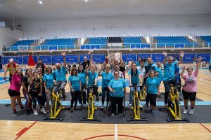 Paola Laynez en el reto solidario