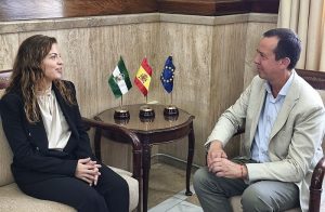 Subdelegado del Gobierno en Almeria reunión nueva jefa FOGASA