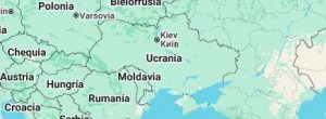 Ucrania en Europa mapa