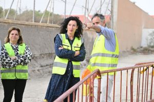 Alcaldesa visita obras colector de saneamiento en El Alquián OBRAS COLECTOR ALQUIAN (16)