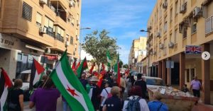 IX Marcha contra la base de Viator