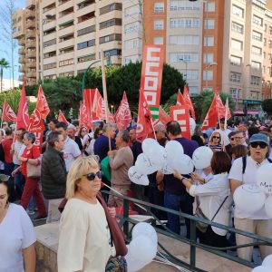 Manifestacion en Almeria a favor de la sanidad publica en Andalucia 4
