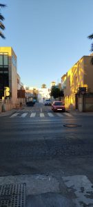 Almeria calle Baleares arrancan arboles