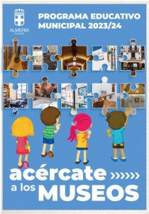 Cartel Acércate a los Museos
