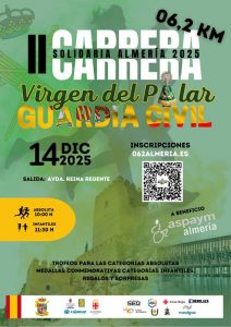 Cartel carrera solidaria de la Guardia Civil