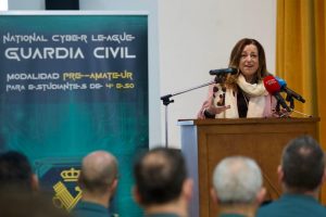 Ciberliga de la Guardia Civil consejera de Desarrollo Educativo y Formación Profesional, María del Carmen Castillo