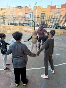 Entrenamiento de Antonio Casimiro a alumnado del club Padre Huelin (3)