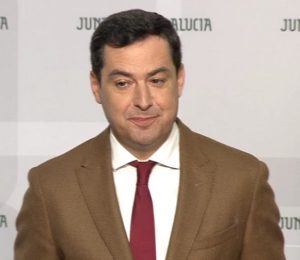 Juanma Moreno es presidente de la Junta de Andalucia