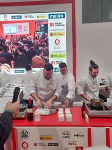 Campeonato de Tapas de Hostelería España Un momento de la participación del almeriense en el campeonato