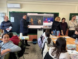 Francisco Alonso, ha visitado el colegio de Educación Infantil y Primaria La Atalaya de Níjar  Visita Níjar