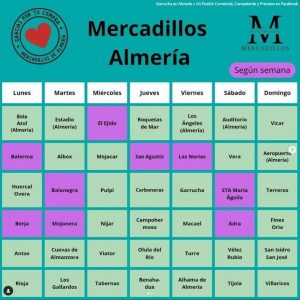 Mercadillos en la provincia de Almeria