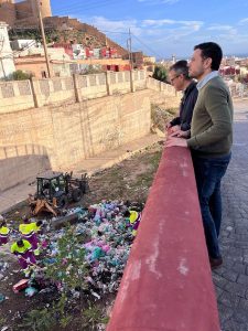 Urdiales y Bleda en Operativo Limpieza Barranco Caballar