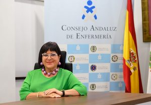 presidenta del Colegio Oficial de Enfermería de Almería, María del Mar García