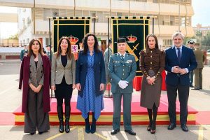 ALMERIA ALCALDESA ASISTE TOMA DE POSESIÓN JEFE GUARDIA CIVIL