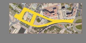 Almadrabillas Parque Ámbito actuación trabajos asfaltado