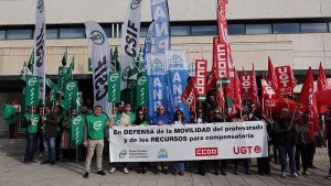 CSIF, ANPE, CCOO y UGT se movilizan en defensa de los recursos  ZTS Edu 1