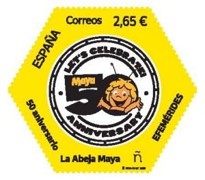 Correos Sello_Efemérides_AbejaMaya_B1M1_HR