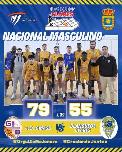 Derrota del Senior Masculino Blanqueos Clares
