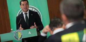 Juanma Moreno medidas prediccion del tiempo en Andalucia