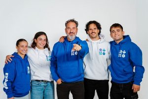 Ricardo Freires con los judocas David Garcia Torne, Asier Murillo, Mireia Rodriguez  y Adriana Rodriguez 2