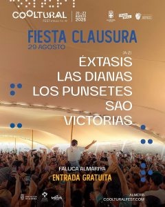 COOLTURAL FEST FIESTA CLAUSURA Cultura-Fiesta Clausura 29 agosto