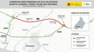Corredor Mediterraneo tramo Nijar Rio Andarax