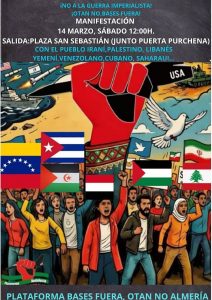 MANIFESTACIÓN ANTIIMPERIALISTA, APOYO A LOS PUEBLOS AGREDIDOS