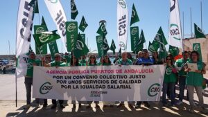 CSIF Concentración Puerto de Garrucha