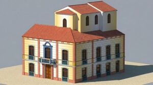 Huercal Overa casino Vista en 3D
