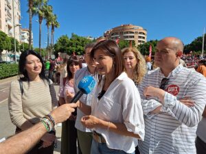 candidata del PSOE al Parlamento de Andalucía, Fatima Herrera Fátima Herrera (manipulado)