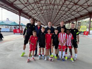 ALMERÍA CIUDAD ACTIVA ALMERÍA CON LA UD Antonio Casimiro y Antonio Urdiales con la cantera de la UD Almería (1)