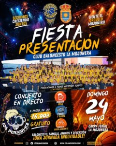 Anuncio Fiesta Presentacion Club Baloncesto La Mojonera