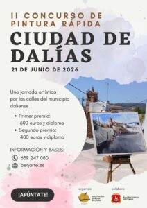 Cartel II Concurso de Pintura Rápida Ciudad de Dalías