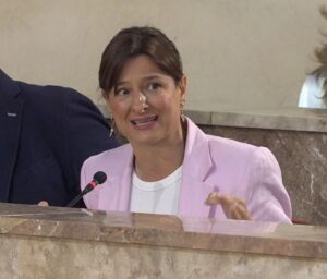 Concejala del PSOE Fátima Herrera en Pleno