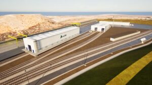 Infografía de la Base Mantenimiento Lorca - Almería
