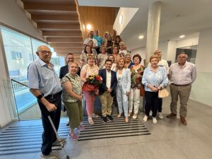 Paola Laynez en la exposición de Milagros Fuentes (4)