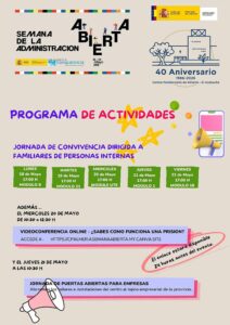 centro penitenciario Acebuche Almería CARTEL_EVENTO_SEMANAABIERTA_2026_DEFINITIVO-1