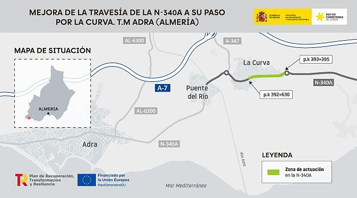 ALMERÍA croquis fin obras N340A Adra PRTR