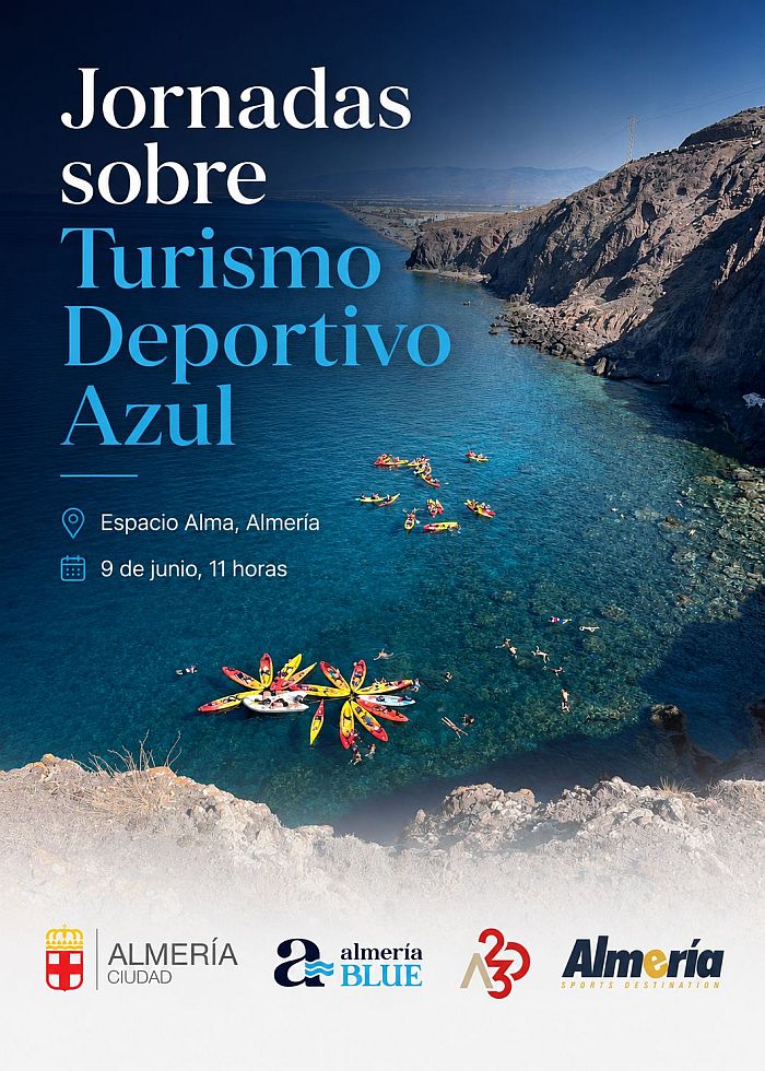 Cartel Jornadas Turismo Deportivo Azul