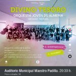 El Auditorio alza el telón el sábado al talento precoz de la Orquesta Joven de Almería con el concierto ‘Divino Tesoro’