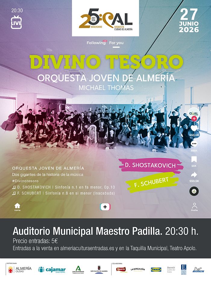 Cultura-OJAL Divino Tesoro Cartel