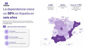 Dependencia en España mapa