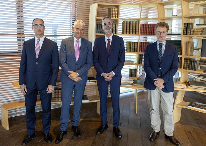 Grupo Cooperativo Cajamar Manuel Villegas, Olivier Gavalda, Manuel Yebra y Jérôme Grivet