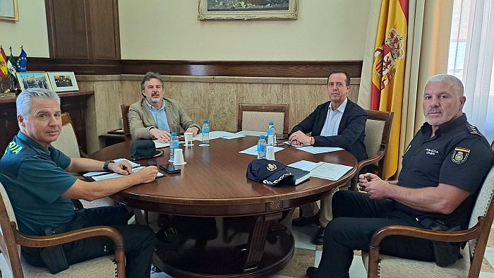Reunión seguridad partido UD Almería Málaga CF