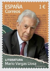 Sello homenaje a Mario Vargas Llosa