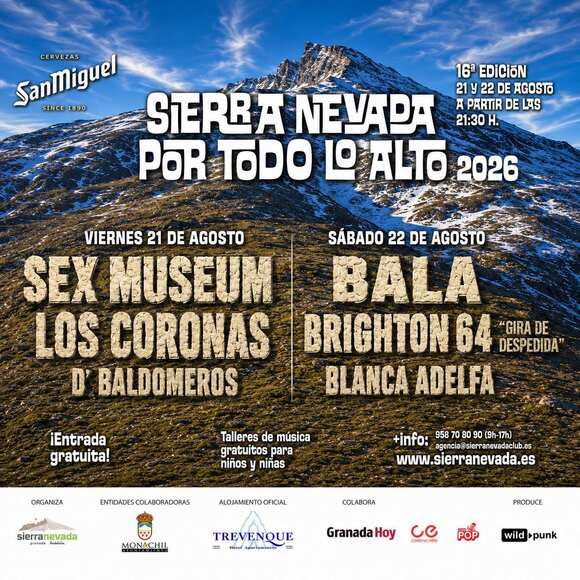 Sierra Nevada por todo lo alto cartel